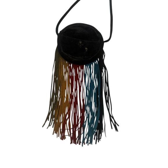 Beautiful Rare Patricia Nash Boho Fringe Rovito Crossbody beautiful fringe in le - Picture 5 of 10